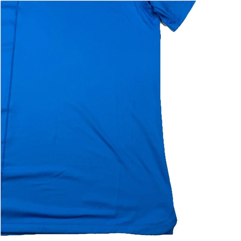 Nike Dri-Fit‎ Tiger Woods Vapor Reflective Blade V Golf Polo BV0501-406 Blue XL